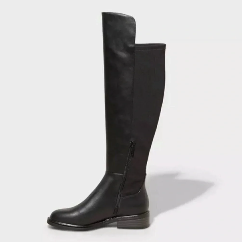 A New Day Women’s Hope Tall Boots - A New Day Black 7